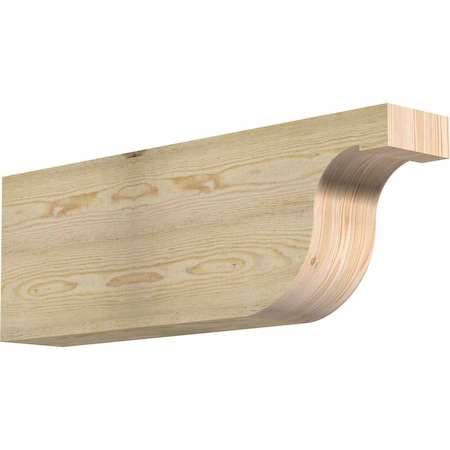 Ekena Millwork Del Monte Rough Sawn Rafter Tail, Douglas Fir, 6"W x 12"H x 36"L RFT06X12X36DEL00RDF